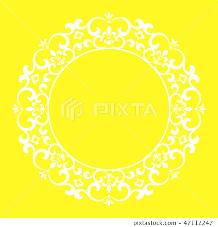 Decorative frame Elegant element for design  47112247