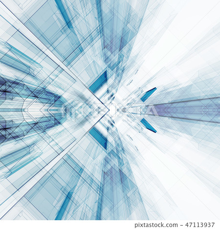 Abstract technology interior. 3d rendering Abstract technology interior. 3d rendering 47113937