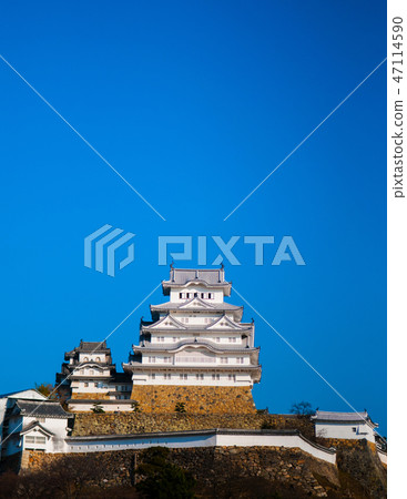 Himeji Castle from distance. Hyogo, Japan Himeji Castle from distance. Hyogo, Japan 47114590