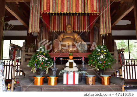 Cloth bag statue of Shimofukuji 47116199