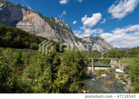 Sarca River - Trentino Alto Adige Italy Sarca River - Trentino Alto Adige Italy 47116543
