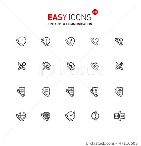 Easy icons 30a Contacts 47116608