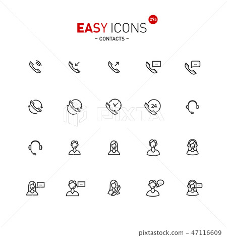 Easy icons 29a Contacts 47116609