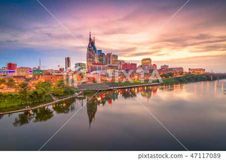 Nashville, Tennessee, USA downtown cityscape 47117089