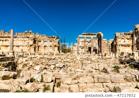 Ruins of the Jupiter Temple at Baalbek, Lebanon Ruins of the Jupiter Temple at Baalbek, Lebanon 47117652