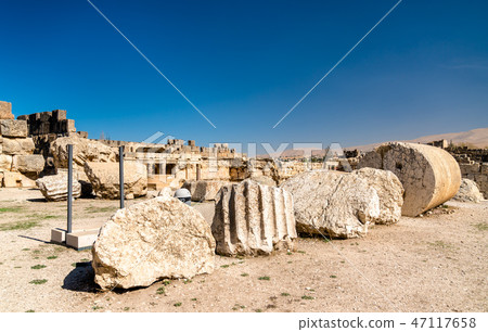 Ruins of the Jupiter Temple at Baalbek, Lebanon Ruins of the Jupiter Temple at Baalbek, Lebanon 47117658