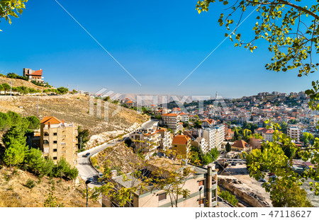 View of Zahle, the capital of Beqaa Governorate of Lebanon View of Zahle, the capital of Beqaa Governorate of Lebanon 47118627