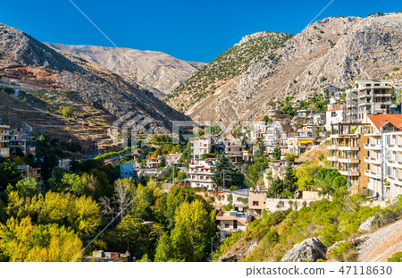 View of Zahle, the capital of Beqaa Governorate of Lebanon View of Zahle, the capital of Beqaa Governorate of Lebanon 47118630