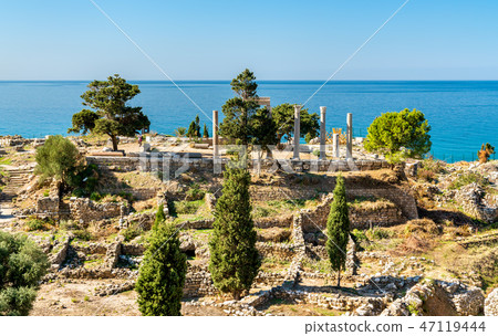 Ruins of Byblos in Lebanon, a UNESCO World Heritage Site 47119444