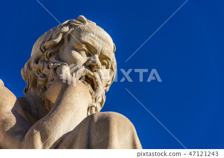 Statue of the Greek philosopher Socrates Statue of the Greek philosopher Socrates 47121243