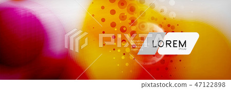 Background abstract - blurred dotted color circle shape, techno bubbles Background abstract - blurred dotted color circle shape, techno bubbles 47122898