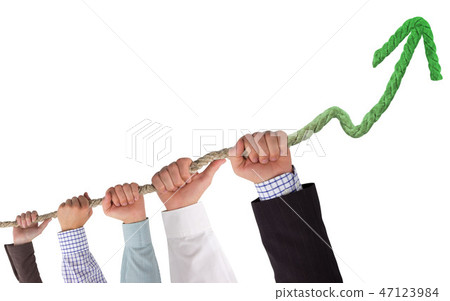 Hands with Arrow 47123984