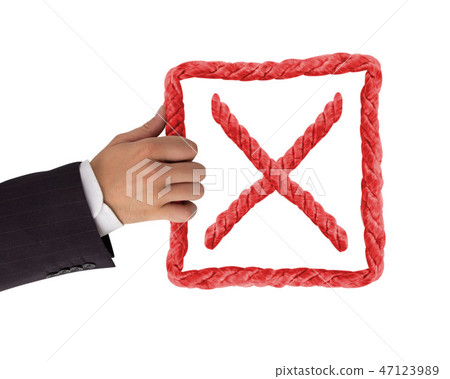 Hands with Sign Hands with Sign 47123989