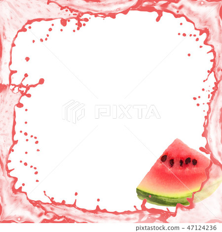 Fruit Splash Isolated 47124236