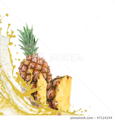 Fruit Splash Isolated Fruit Splash Isolated 47124244