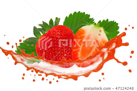 Fruit Splash Isolated Fruit Splash Isolated 47124248