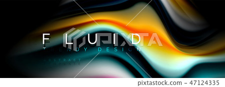 Creative line art. Banner background. Abstract motion. Graphic modern pattern. Abstract business 47124335