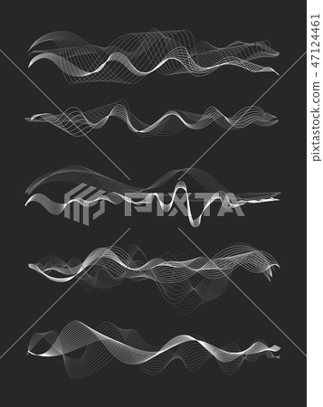 Vector music sound waves Vector music sound waves 47124461