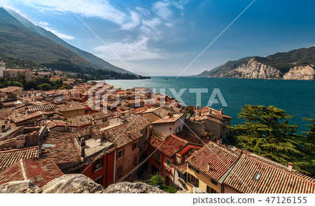 Malcesine and Garda lake 47126155