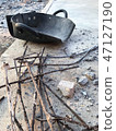 steel round bar of repair in construction 47127190