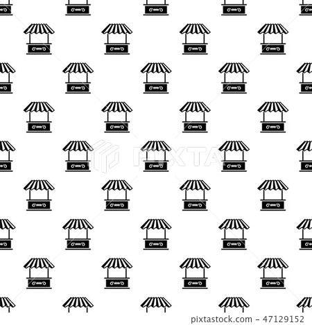 Roof stall pattern vector seamless 47129152