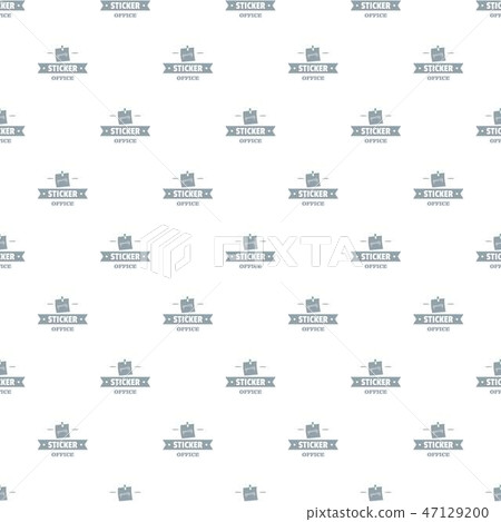 Sticker stationery pattern vector seamless 47129200