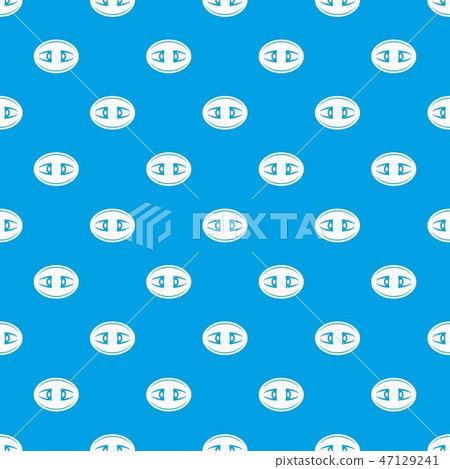 Textile button pattern vector seamless blue 47129241