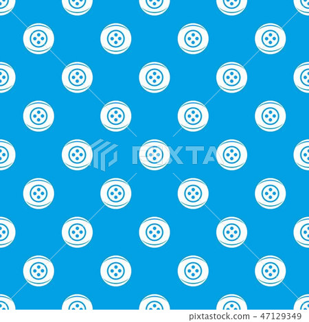 Clothing button pattern vector seamless blue Clothing button pattern vector seamless blue 47129349