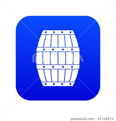 Barrel icon digital blue 47129373