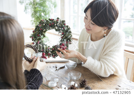 聖誕花環 聖誕花環 47132905
