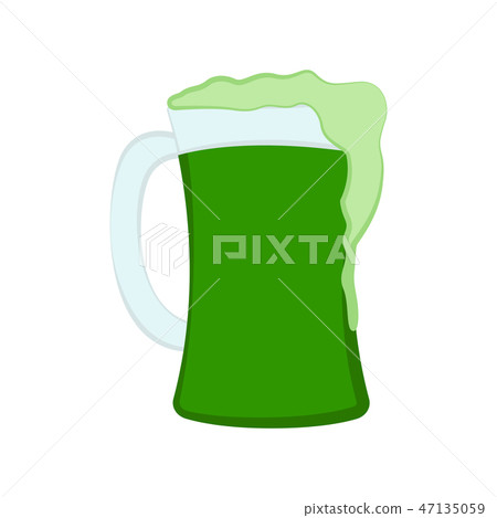 Green beer glass 47135059