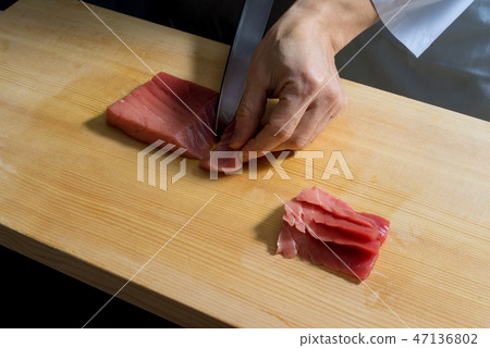 拉鮪魚生魚片 拉鮪魚生魚片 47136802