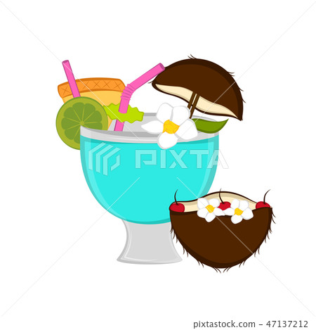 Coconut cocktail image Coconut cocktail image 47137212