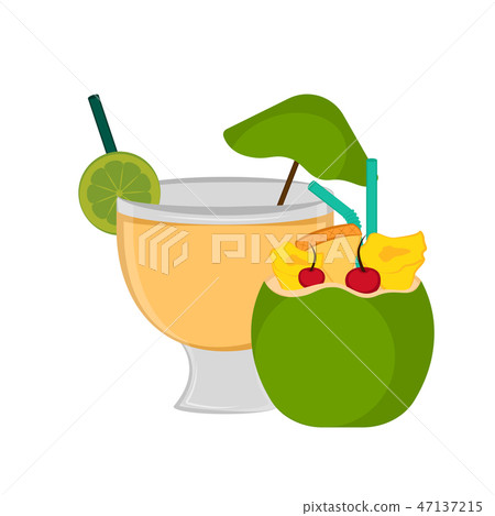 Coconut cocktail image Coconut cocktail image 47137215