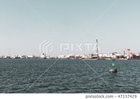 (Kanagawa Prefecture-urban scenery) Scenery around the Keihin canal 4 47137429