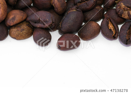 Coffee beans isolated on white background Coffee beans isolated on white background 47138278