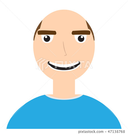 Isolated male avatar 47138768