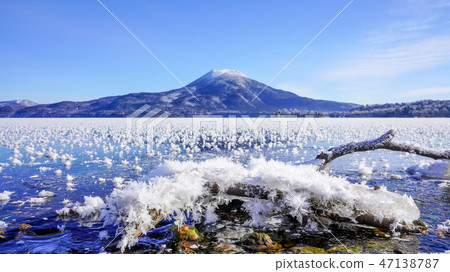 One side frost flower Akan lake 16: 9 47138787