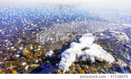 One side frost flower Akan lake 16: 9 47138970
