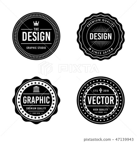 Vintage badge design Vintage badge design 47139943
