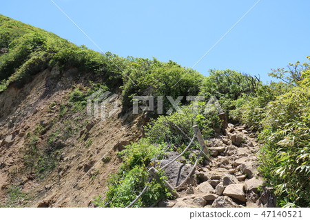 在福島縣登山萬代山 47140521