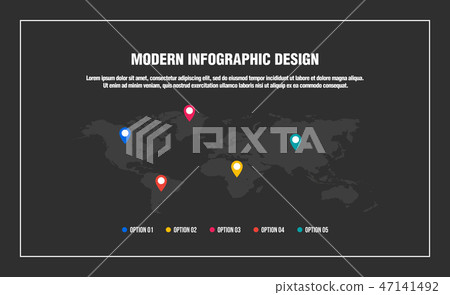 Modular infographic design Modular infographic design 47141492