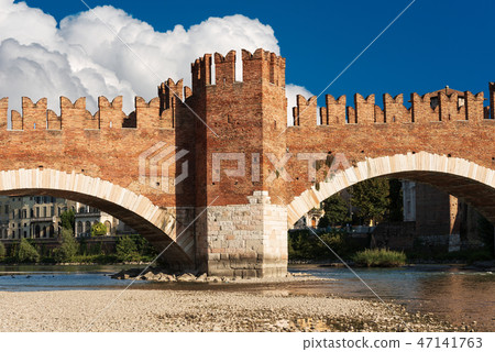 Verona Italy The Scaligero Bridge of Castelvecchio 47141763