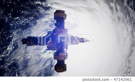 4k Flight Of The International Space Station  47142061