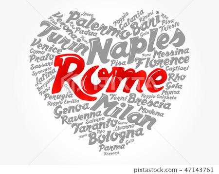 List of cities and towns in Italy, word cloud List of cities and towns in Italy, word cloud 47143761