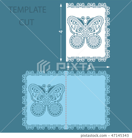 Template greeting congratulatory card 47145343