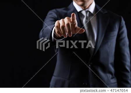 Pointing businessman Pointing businessman 47147054