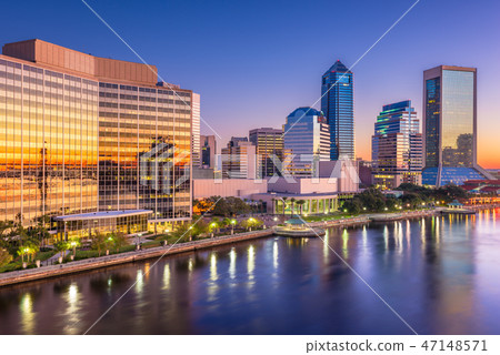 Jacksonville, Florida, USA downtown 47148571