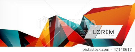 3d card on light backdrop. Abstract triangle pattern. Futuristic geometric background. 3d card on light backdrop. Abstract triangle pattern. Futuristic geometric background. 47148617