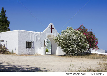 Cemetery of Santa Eularia  des Riu in Ibiza Spain 47148947